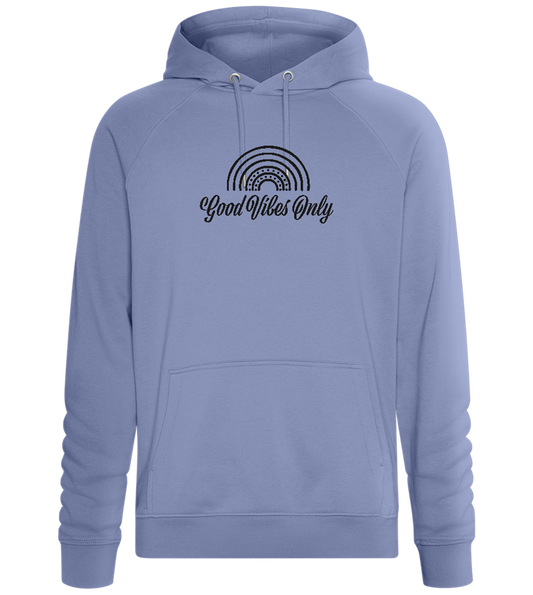 Good Vibes Only Design - Comfort unisex hoodie_BLUE_front