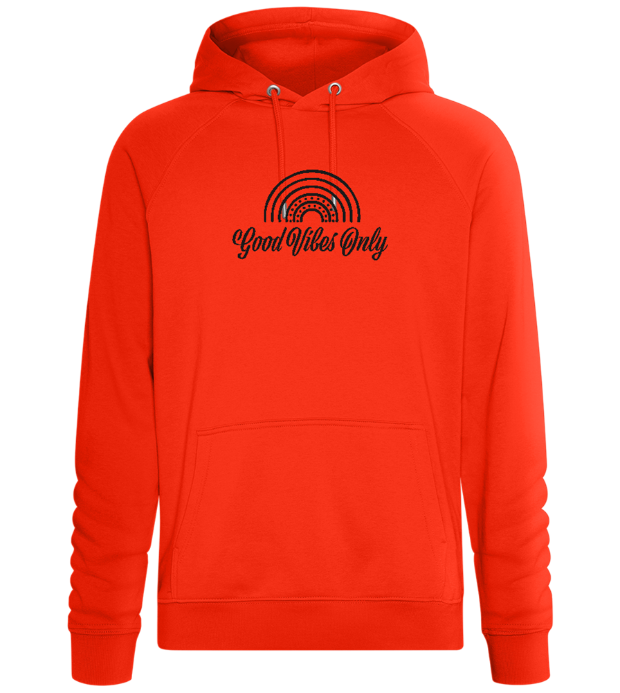 Good Vibes Only Design - Comfort unisex hoodie_BURNT ORANGE_front