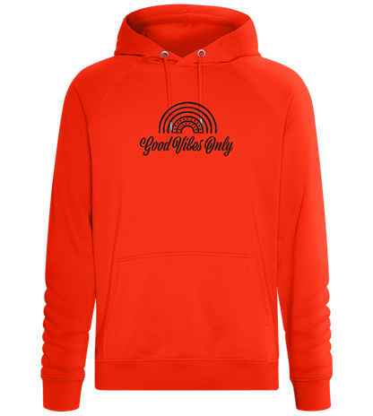 Good Vibes Only Design - Comfort unisex hoodie_BURNT ORANGE_front