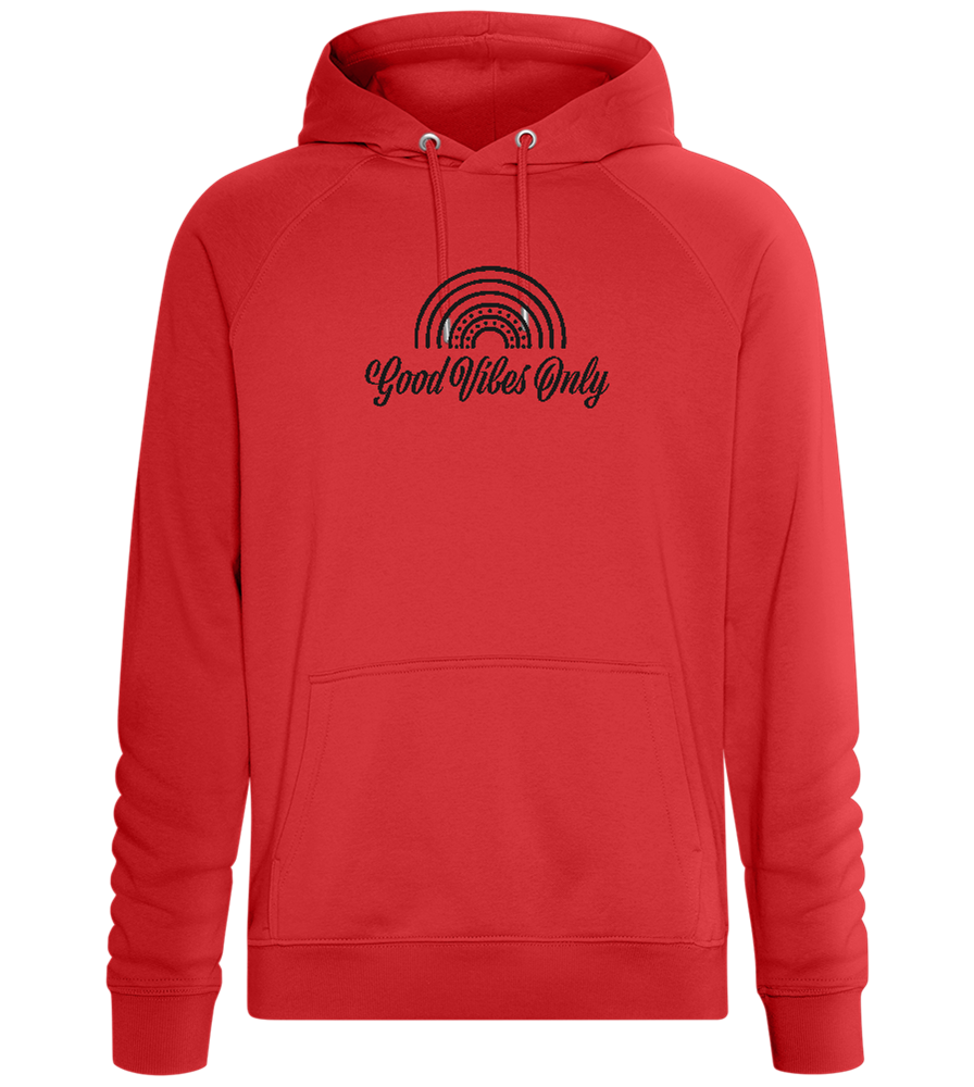 Good Vibes Only Design - Comfort unisex hoodie_RED_front