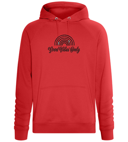 Good Vibes Only Design - Comfort unisex hoodie_RED_front