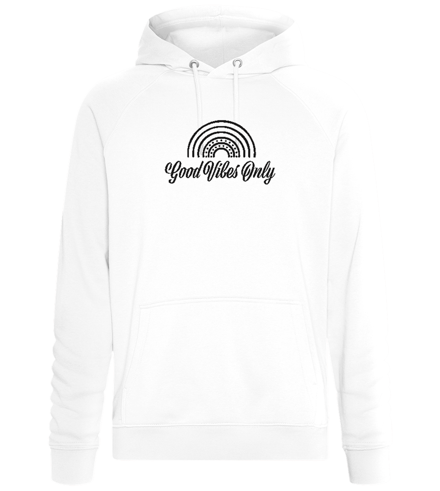 Good Vibes Only Design - Comfort unisex hoodie_WHITE_front