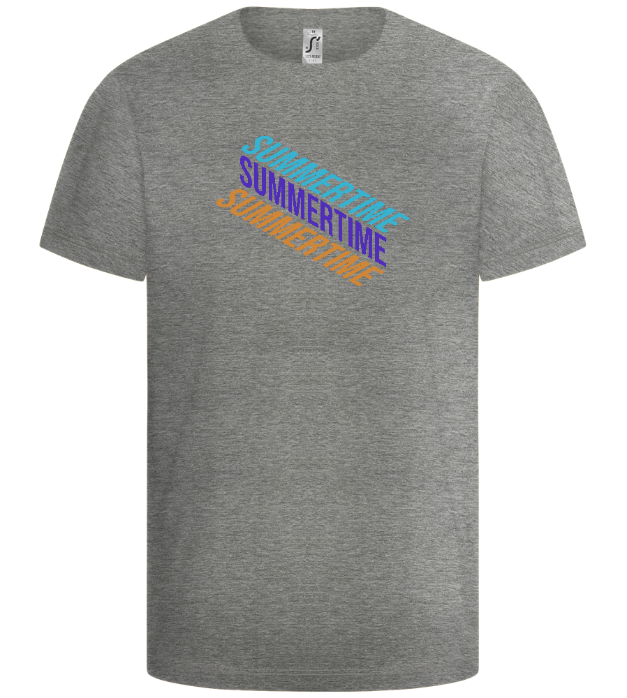 Summertime Design - Basic kids t-shirt_ORION GREY_front