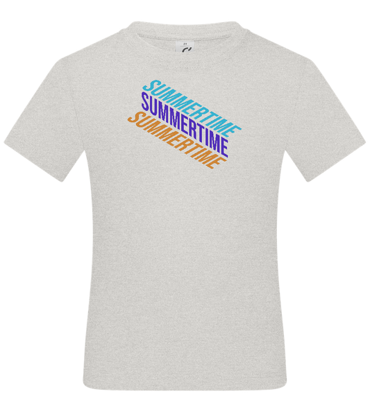 Summertime Design - Basic kids t-shirt_VIBRANT WHITE_front