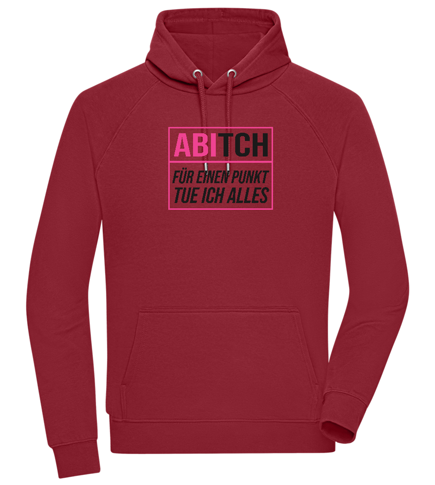 Tue Ich Alles Design - Comfort unisex hoodie_BORDEAUX_front