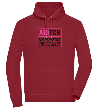 Tue Ich Alles Design - Comfort unisex hoodie_BORDEAUX_front