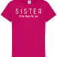 Sister Design - Comfort girls' t-shirt_FUCHSIA_front