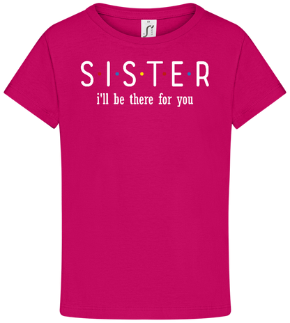 Sister Design - Comfort girls' t-shirt_FUCHSIA_front