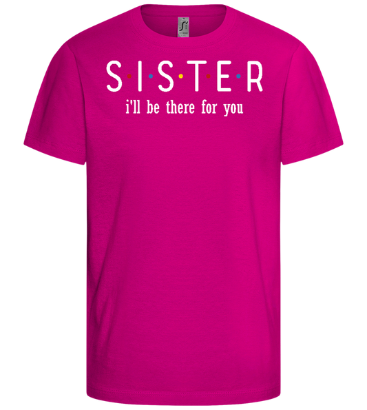 Sister Design - Comfort girls' t-shirt_FUCHSIA_front