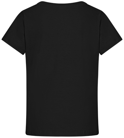 Sister Design - Comfort girls' t-shirt_DEEP BLACK_back