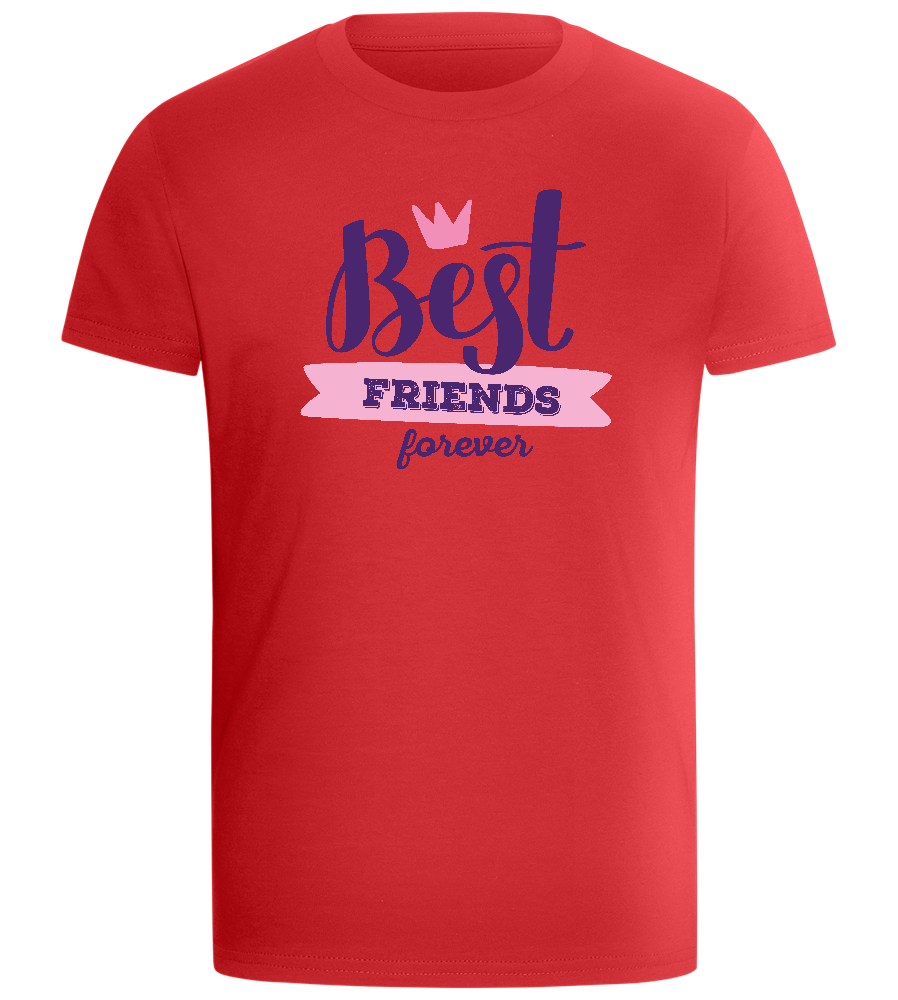 Best Friends Forever 1 Design - Comfort boys fitted t-shirt_RED_front