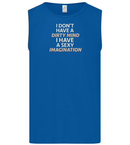 Sexy Imagination Design - Basic men's tank top_ROYAL_front