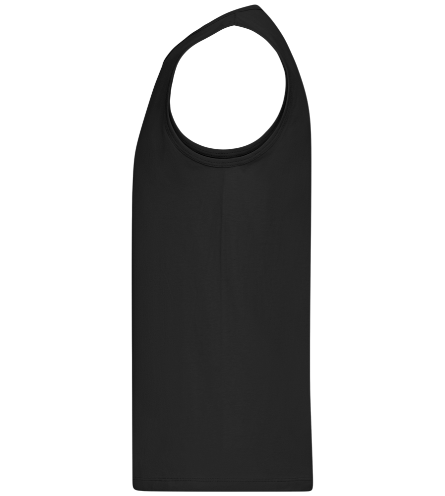 Sexy Imagination Design - Basic men's tank top_DEEP BLACK_left