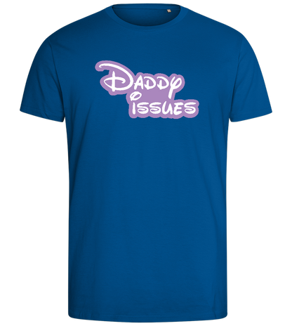 Daddy Issues Design - Comfort men's fitted t-shirt_ROYAL_front