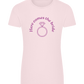 Here Comes the Bride Design - Comfort women's fitted t-shirt_LIGHT PINK_front