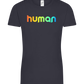 Human Rainbow Design - Comfort women's t-shirt_MARINE_front