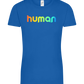 Human Rainbow Design - Comfort women's t-shirt_ROYAL_front