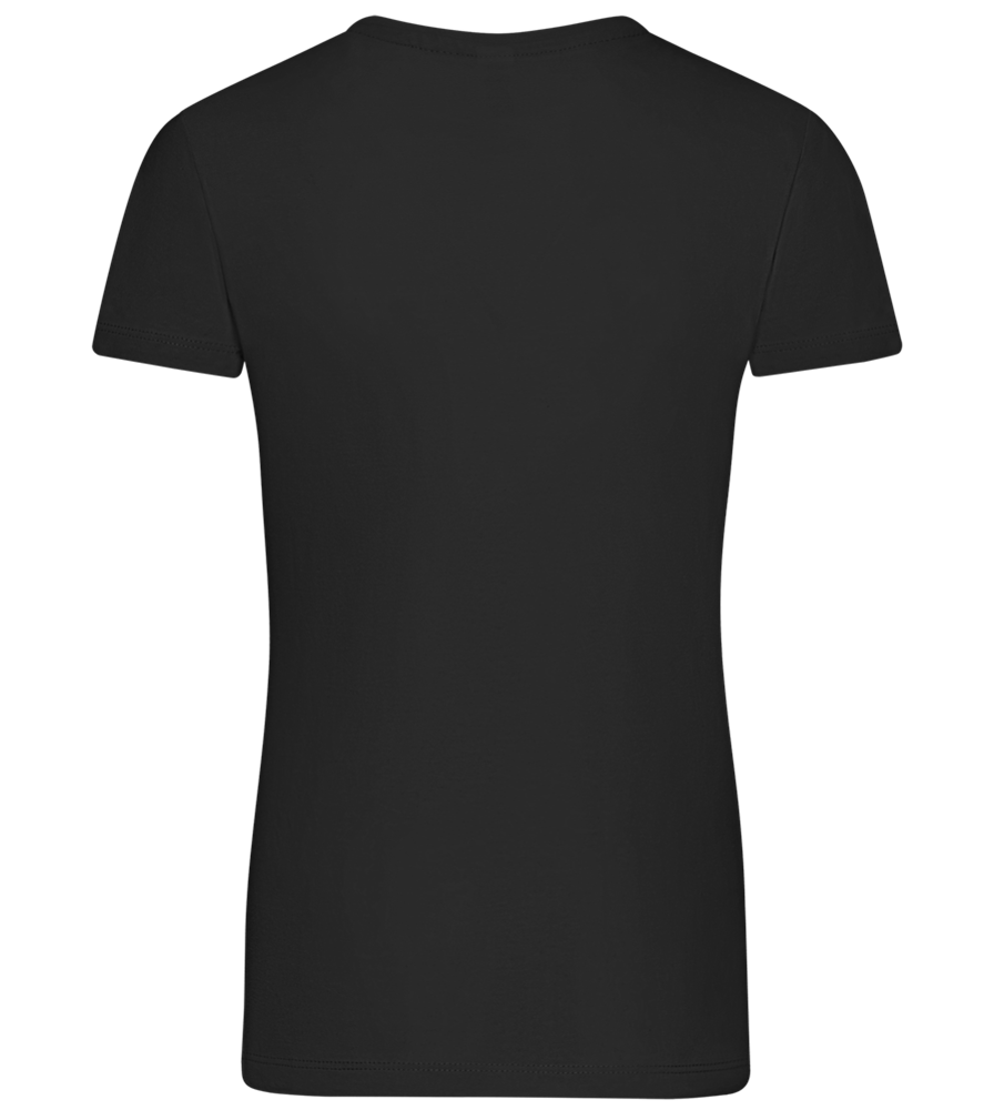 Human Rainbow Design - Comfort women's t-shirt_DEEP BLACK_back
