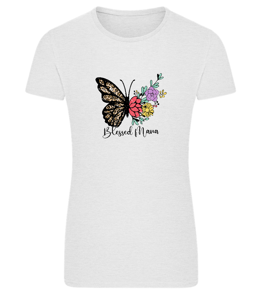 Blessed Mama Design - Comfort women's fitted t-shirt_VIBRANT WHITE_front