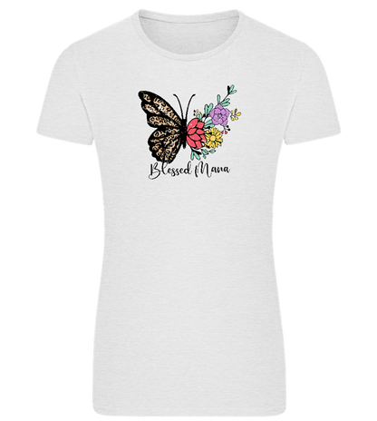 Blessed Mama Design - Comfort women's fitted t-shirt_VIBRANT WHITE_front