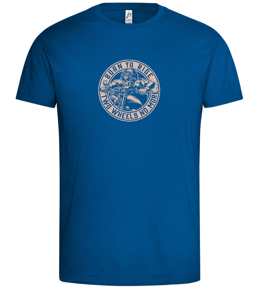 Born to Ride Two Wheels Design - Premium men's t-shirt_ROYAL_front