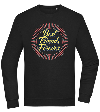 Best Friends Forever Design - Comfort Essential Unisex Sweater_BLACK_front