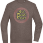 Best Friends Forever Design - Comfort Essential Unisex Sweater_CHARCOAL CHIN_front