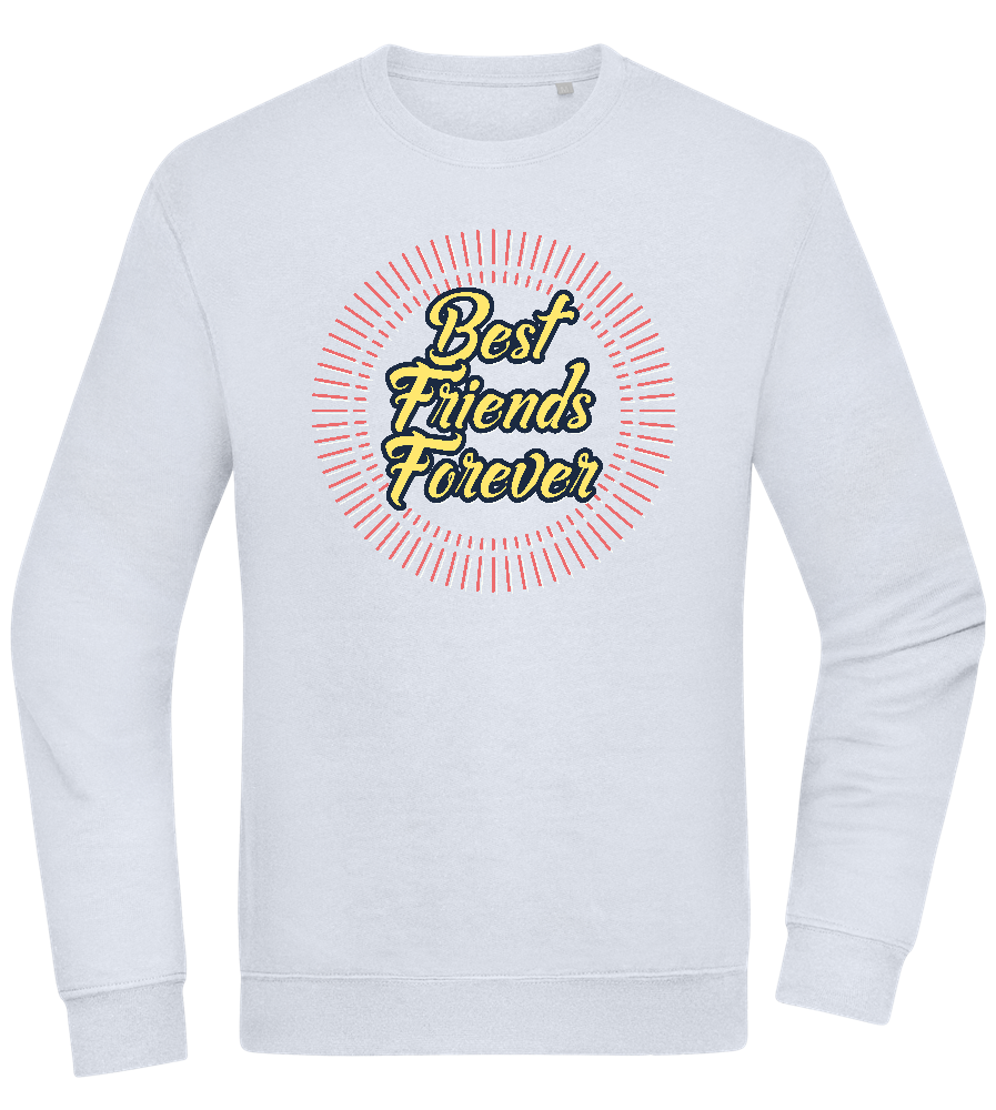 Best Friends Forever Design - Comfort Essential Unisex Sweater_CREAMY BLUE_front