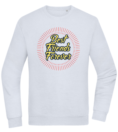 Best Friends Forever Design - Comfort Essential Unisex Sweater_CREAMY BLUE_front