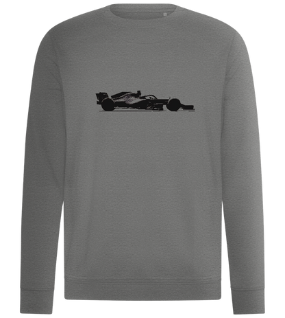 F1 Black Silhouette Design - Comfort unisex sweater_ORION GREY II_front