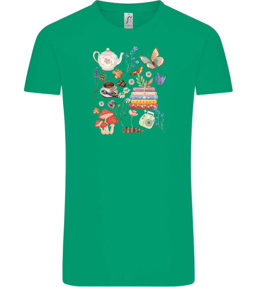 Autumn Vibes Design - Comfort Unisex T-Shirt_SPRING GREEN_front