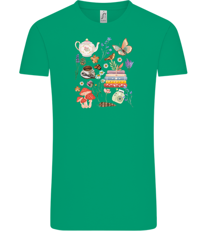 Autumn Vibes Design - Comfort Unisex T-Shirt_SPRING GREEN_front