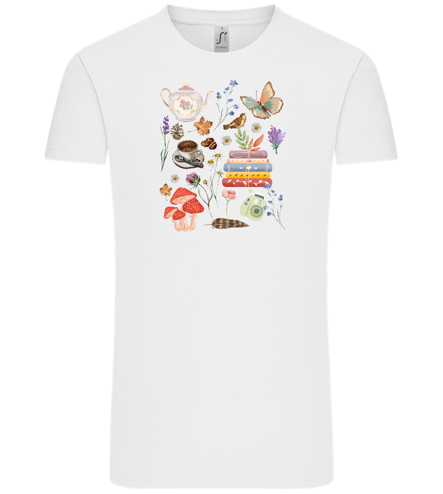 Autumn Vibes Design - Comfort Unisex T-Shirt_WHITE_front