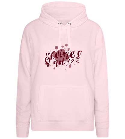 Wine Not Stain Design - Premium women's hoodie_LIGHT PEACH ROSE_front