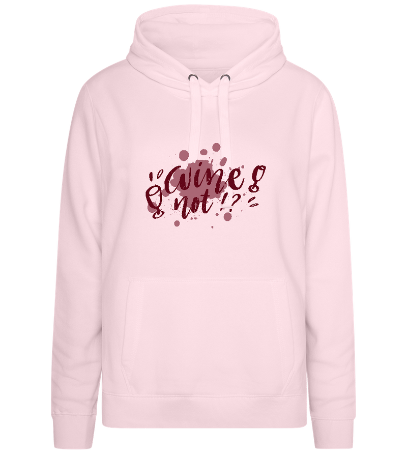 Wine Not Stain Design - Premium women's hoodie_LIGHT PEACH ROSE_front