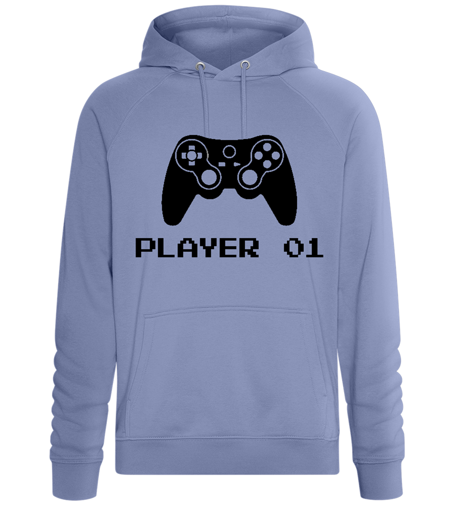 Player 01 Design - Comfort unisex hoodie_BLUE_front