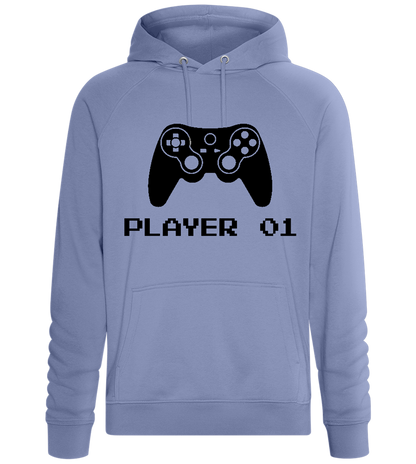 Player 01 Design - Comfort unisex hoodie_BLUE_front