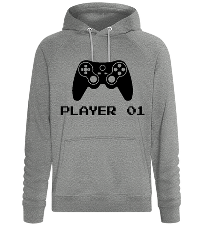 Player 01 Design - Comfort unisex hoodie_ORION GREY II_front