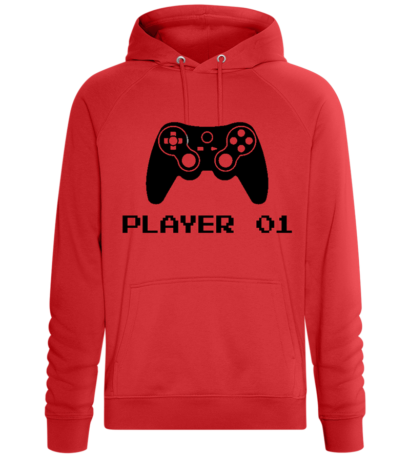 Player 01 Design - Comfort unisex hoodie_RED_front