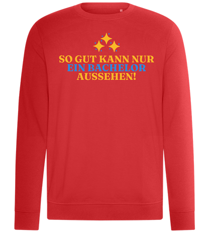 So Gut Kann Nur Ein Bachelor Aussehen Design - Comfort unisex sweater_RED_front