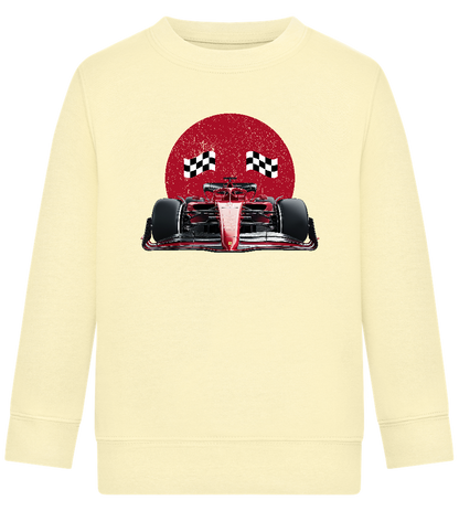 Speed Demon Design - Comfort Kids Sweater_AMARELO CLARO_front