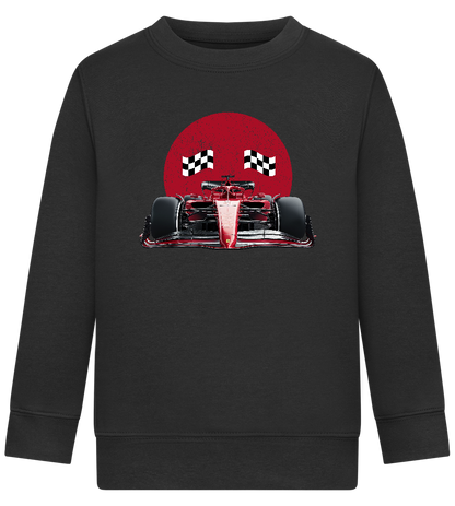 Speed Demon Design - Comfort Kids Sweater_BLACK_front