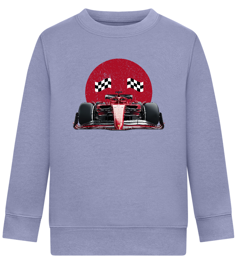 Speed Demon Design - Comfort Kids Sweater_BLUE_front