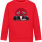 Speed Demon Design - Comfort Kids Sweater_BRIGHT RED_front