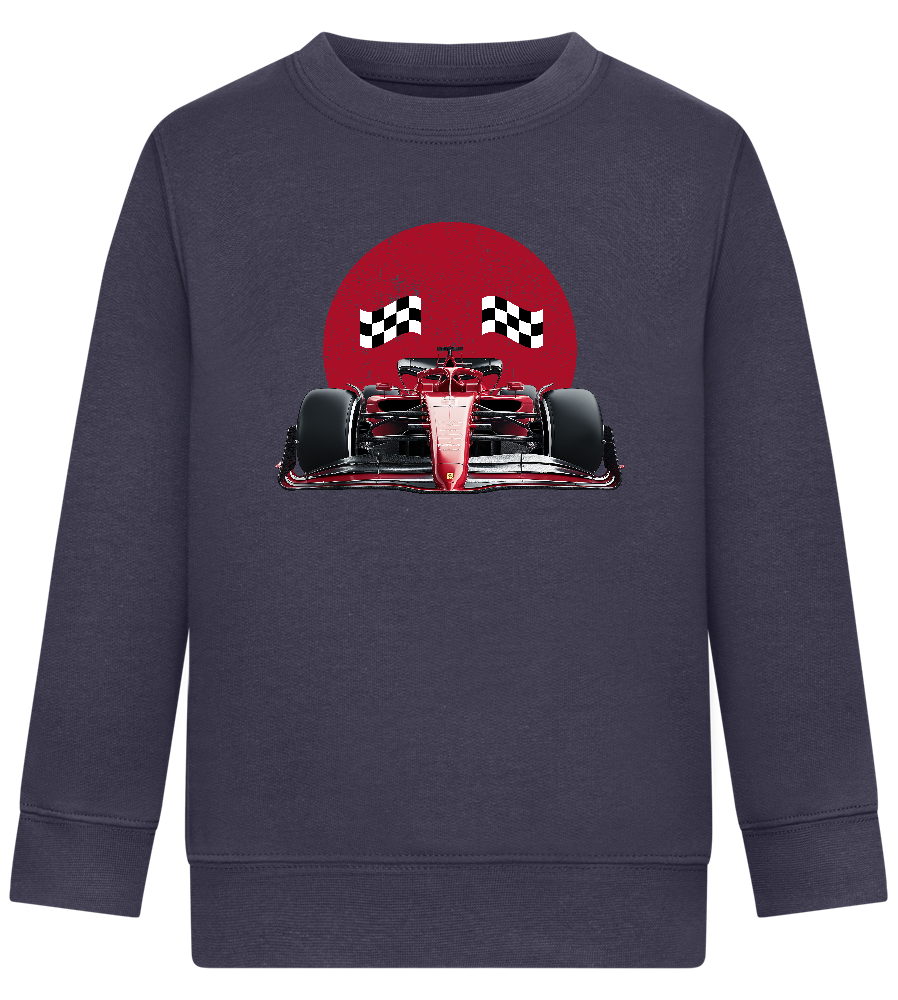 Speed Demon Design - Comfort Kids Sweater_FRENCH NAVY_front