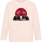 Speed Demon Design - Comfort Kids Sweater_LIGHT PEACH ROSE_front