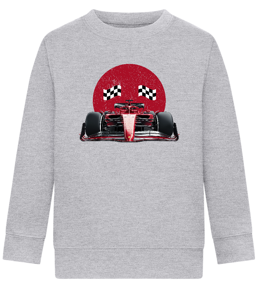 Speed Demon Design - Comfort Kids Sweater_ORION GREY II_front