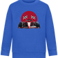 Speed Demon Design - Comfort Kids Sweater_ROYAL_front