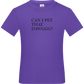 Can I Pet That Dawggg Design - Basic kids t-shirt_DARK PURPLE_front