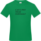 Can I Pet That Dawggg Design - Basic kids t-shirt_MEADOW GREEN_front